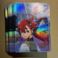 4枚セット　vジャンプ　ガンダムカードゲーム　スレッタ　エアリアル　リソース