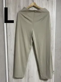クレープジャージーストレートパンツ ワイドパンツ