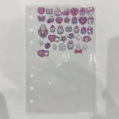 ピンク ボンボンドロップ シール