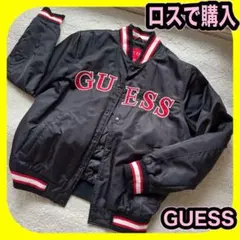 激レア！OLD GUESS ゲス　レザージャケット　刺繍ロゴ　サイズXXL 古着 GUESS/ゲス/ジップアップレザージャケット/サイズM – 古着屋 MUJIN