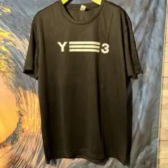 Y3 ロゴ入り ブラック Tシャツ