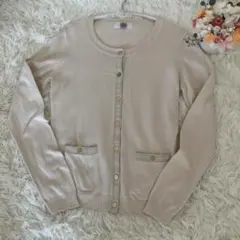 金ボタン カーディガン