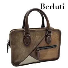【最終値引】ベルルッティ アンジュール 本革 ヴィンテージ M235686_1-jour-briefcase_cacao
