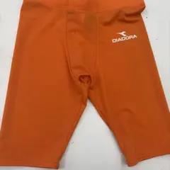 DIADORA オレンジ インナータイツ L-O