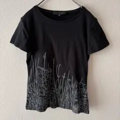UNTITLED アンタイトル 半袖Tシャツ　綿100％ モノトーン　黒　Mのサムネイル