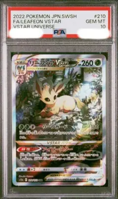 リーフィア VSTAR PSA 10 PSA10】リーフィアvstar sar 状態難/PSA10鑑定済〕リーフィア