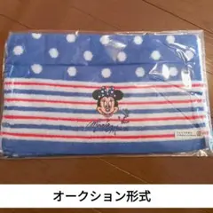 ミニーマウス フェイスタオル マリン ボーダー ドッド ディズニー