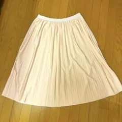新品3Lシーインロングプリーツスカート 薄ピンクのサムネイル
