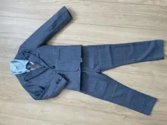 グレー チェック柄 スーツ 130cm 卒園　入学　おしゃれ　フォーマル　発表会