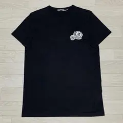 〔美品〕モンクレール　ワッペンロゴ　ブラック　黒Tシャツ　国内正規品 5S38