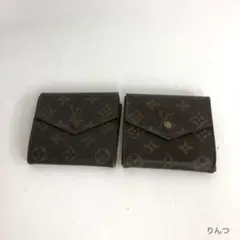 LOUIS VUITTON 루이비통 모노그램 컴팩트 지갑 2점 세트