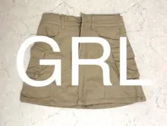 インパン付きミリタリーミニスカート