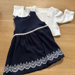 ネイビー ドレス セット 80cm