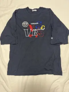 VERSACE 刺繍デザイン Tシャツ 黒のサムネイル