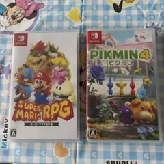 switchソフト　ピクミン4 スーパーマリオRPG