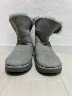 【値下げ】UGG グレー ムートンブーツ
