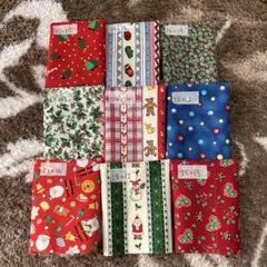 【961】クリスマス　ハギレセット　カットクロスセット　まとめ売り　パッチワーク
