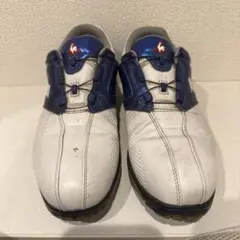 le coq sportif ゴルフシューズ ホワイト/ブルー 26cm