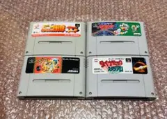 【SFCソフト4本セット・任天堂・ファミコン】kga