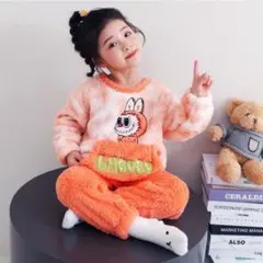 ラブブLABUBU パジャマ 160cm新品 オレンジ色