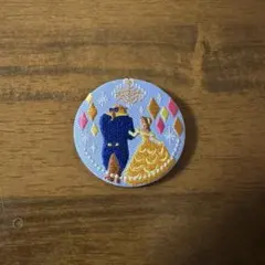 Disney Characters 刺繍缶バッジビスケット