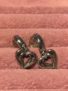 4℃ ハートのフープピアス シルバー925