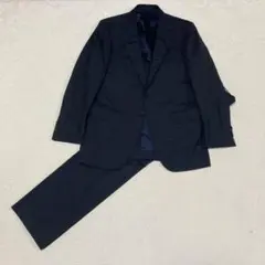 UNITED ARROWS ビジネススーツ　ネイビー　ストライプ　サイズ48のサムネイル