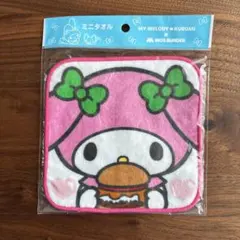 マイメロディ モスバーガー モスコラボ ミニタオル マイメロ