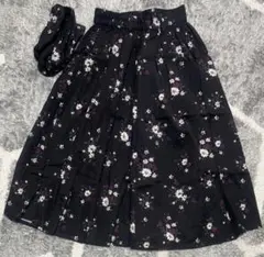 ハニーズ HONEYS ロングスカート　花柄