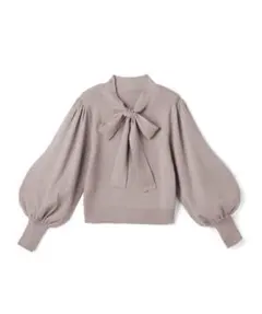 【新品未使用】GRL ボウタイニットトップス