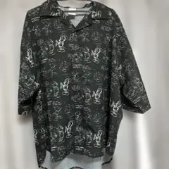 casper Jorn 1回着　ミッキーオープンシャツ　S 美品　ディズニにのサムネイル