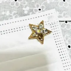 マスクピアス⭐︎キラキラビジュー スター