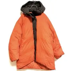 【UNIQLO×MARNI】コラボ ダウンジャケット オレンジ バイカラー XL