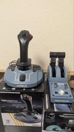 【中古】Thrustmaster TCA AirbusEdition 2点セット 2025年最新】thrustmaster airbusの人気アイテム - メルカリ