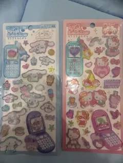 平成はっぴーフォンシール サンリオ　シナモ・キティ