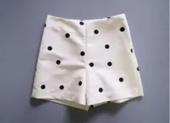 【美品】littlegenne リトルジェンヌ　ポルカドットショートパンツ　M