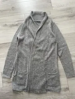 LAZY DAISY グレー ロングカーディガン ポケット付き