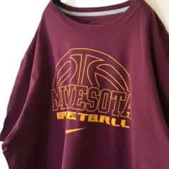 ナイキ NCAA ミネソタ バスケットボール Tシャツ 2XL レッド赤古着のサムネイル
