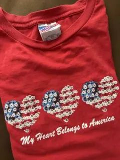 usa ヴィンテージ ハート　tシャツ kiaris otoe itimiのサムネイル