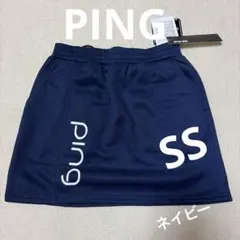 ⭐️新品タグ付き　PING ゴルフスカート ネイビー SSサイズ⭐️のサムネイル