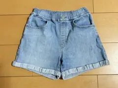 デニムショートパンツ 130cm ライトブルー