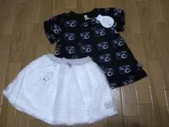 ◆nino 100　カメラ柄トップス　チュールスカート　春夏のサムネイル