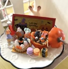 ♡ハロウィンミニチュアスィーツ♡ ハンドメイド　フェイクスィーツ