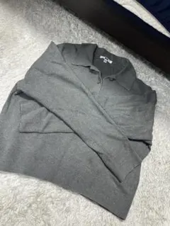UNIQLO ポロ襟ニット グレー Lサイズのサムネイル