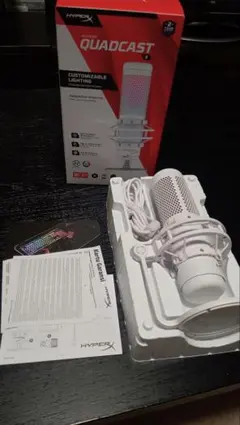 【美品】HyperX QuadCast S 使用頻度極少（動作確認済み） 美品】HyperX QuadCast S 使用頻度極少（動作確認済み） - メルカリ