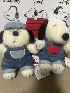 スヌーピー&オラフ　エドウィン　デニムブラザーズ　2体セット