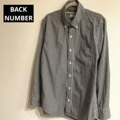 ね*こ様 ☆美品☆激安☆BACK NUMBER☆ギンガムチェック☆長袖シャツ☆S