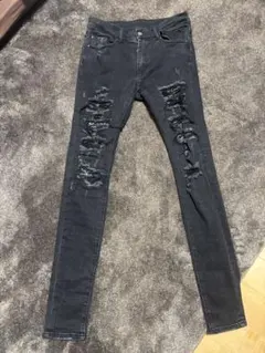 mnml ダメージスキニー