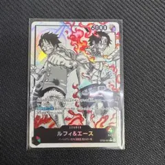 ルフィ＆エース　パラレル　白黒版　ST30-001　ワンピースカード② ルフィ＆エース パラレル 白黒版 ST30-001 ワンピースカード② - メルカリ