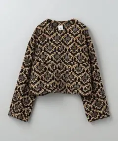 <6（ROKU）＞カットパイルジャカード ジャケット 36